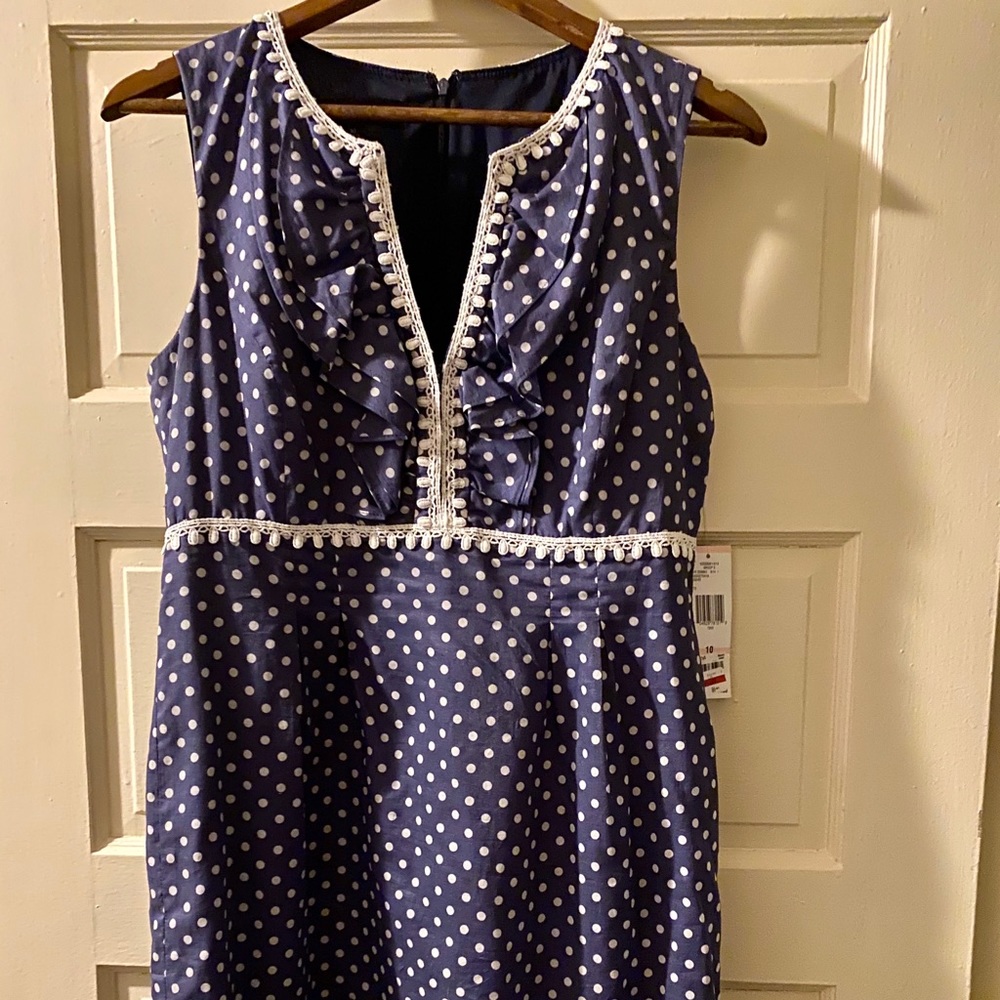Nine West polka dot dress